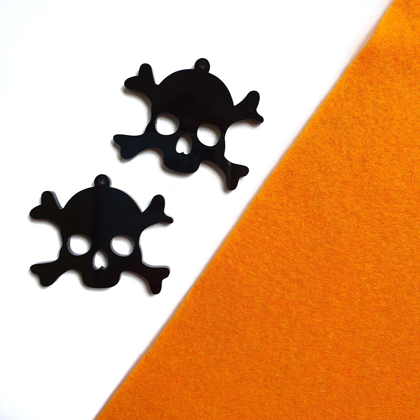 Halloween Scull Silicone earrings mold for resin and epoxy