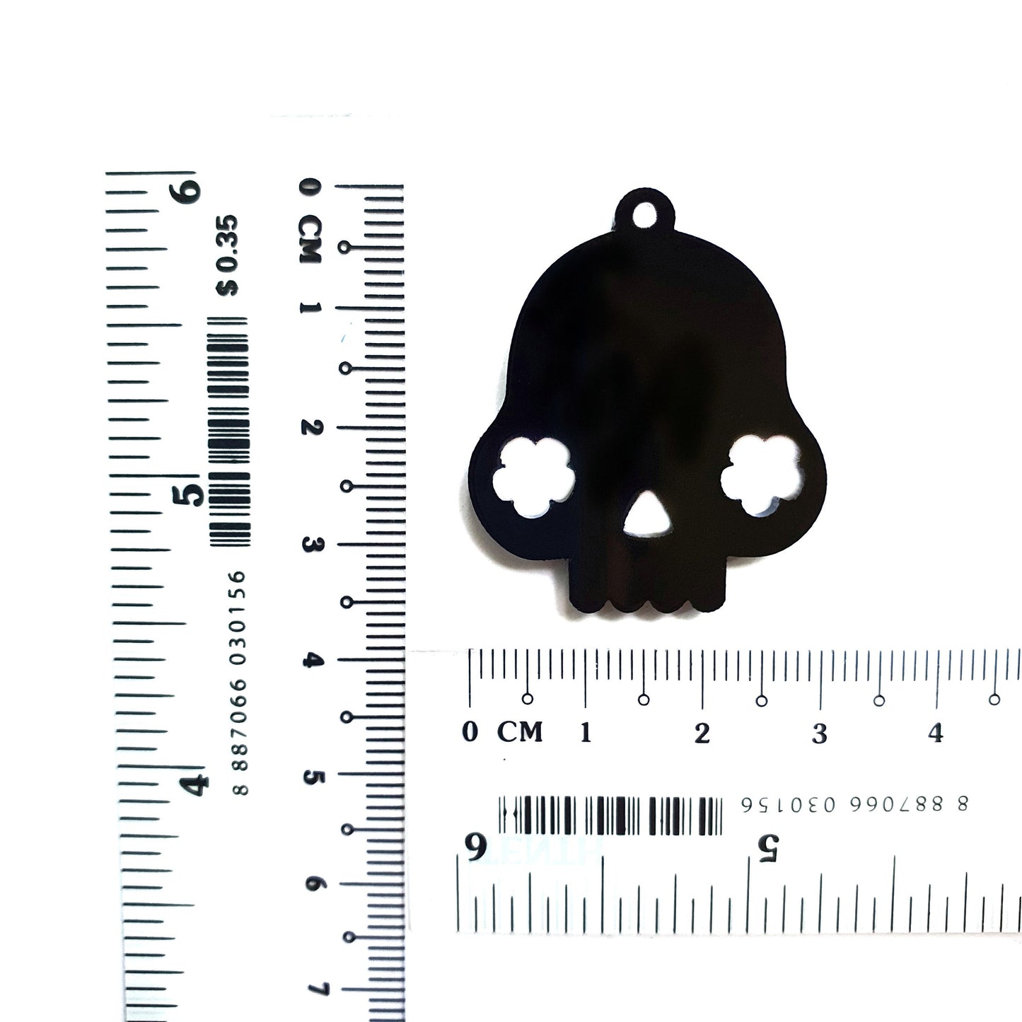 Halloween Scull Silicone earrings mold for resin and epoxy