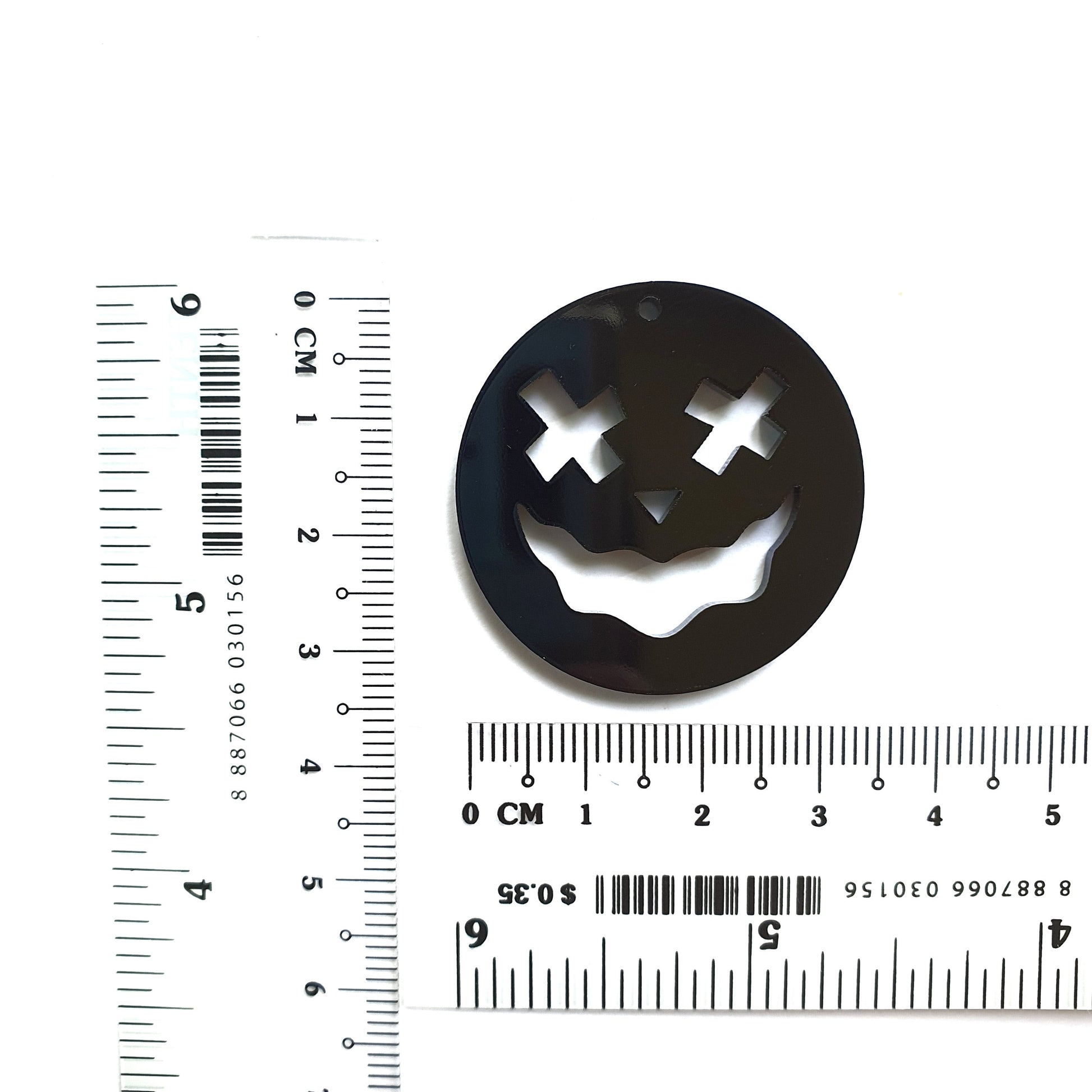 Halloween Smyle Zombie Silicone earrings mold for resin and epoxy - Luxy Kraft