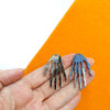 Halloween Skeleton Hand Silicone earrings mold for resin and epoxy - Luxy Kraft