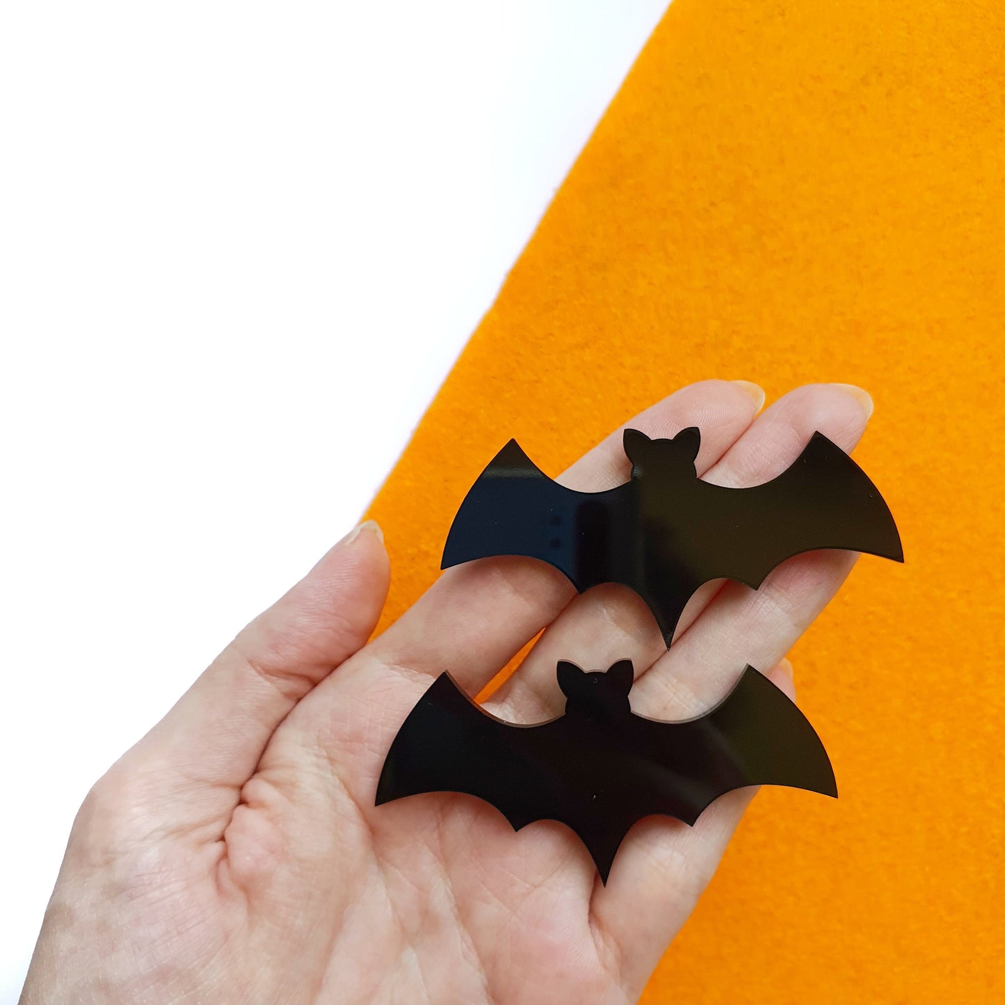 Halloween Bat Silicone Hairclips mold for resin and epoxy