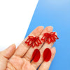 Silicone stud earrings mold Jewelry Resin mould for resin and epoxy Lotus mold - Luxy Kraft