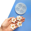Silicone earrings mold flower mould for resin and epoxy "Cornflower" - Luxy Kraft