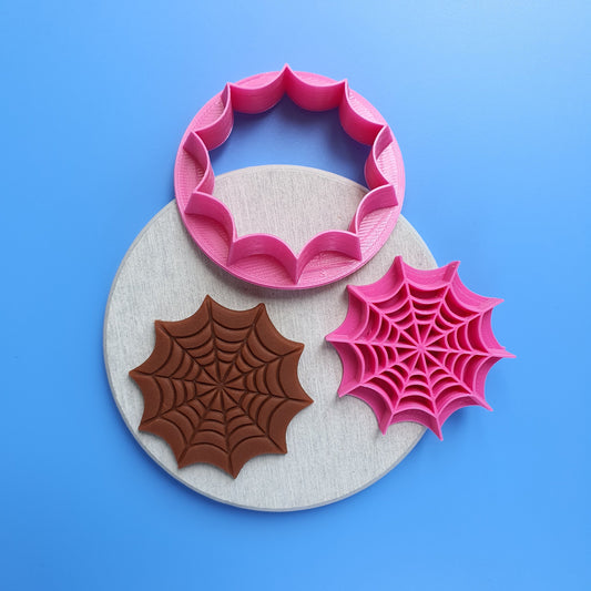 Spider net Polymer clay cutter 3D print cutters stamp Jewelry Earrings shape plastic cutter