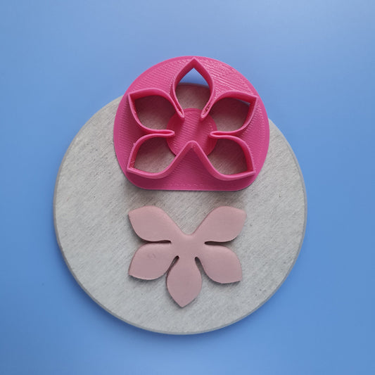 Flower petals Polymer clay cutter 3D print cutters Jewelry Earrings shape plastic cutter