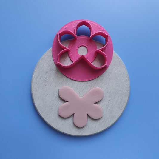 Flower petals Polymer clay cutter 3D print cutters Jewelry Earrings shape plastic cutter