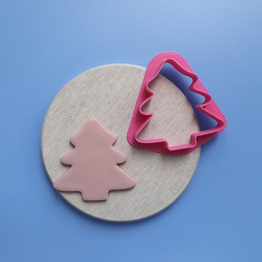 Polymer clay cutter 3D print cutters Jewelry Earrings "Christmas tree" shape plastic cutter - Luxy Kraft