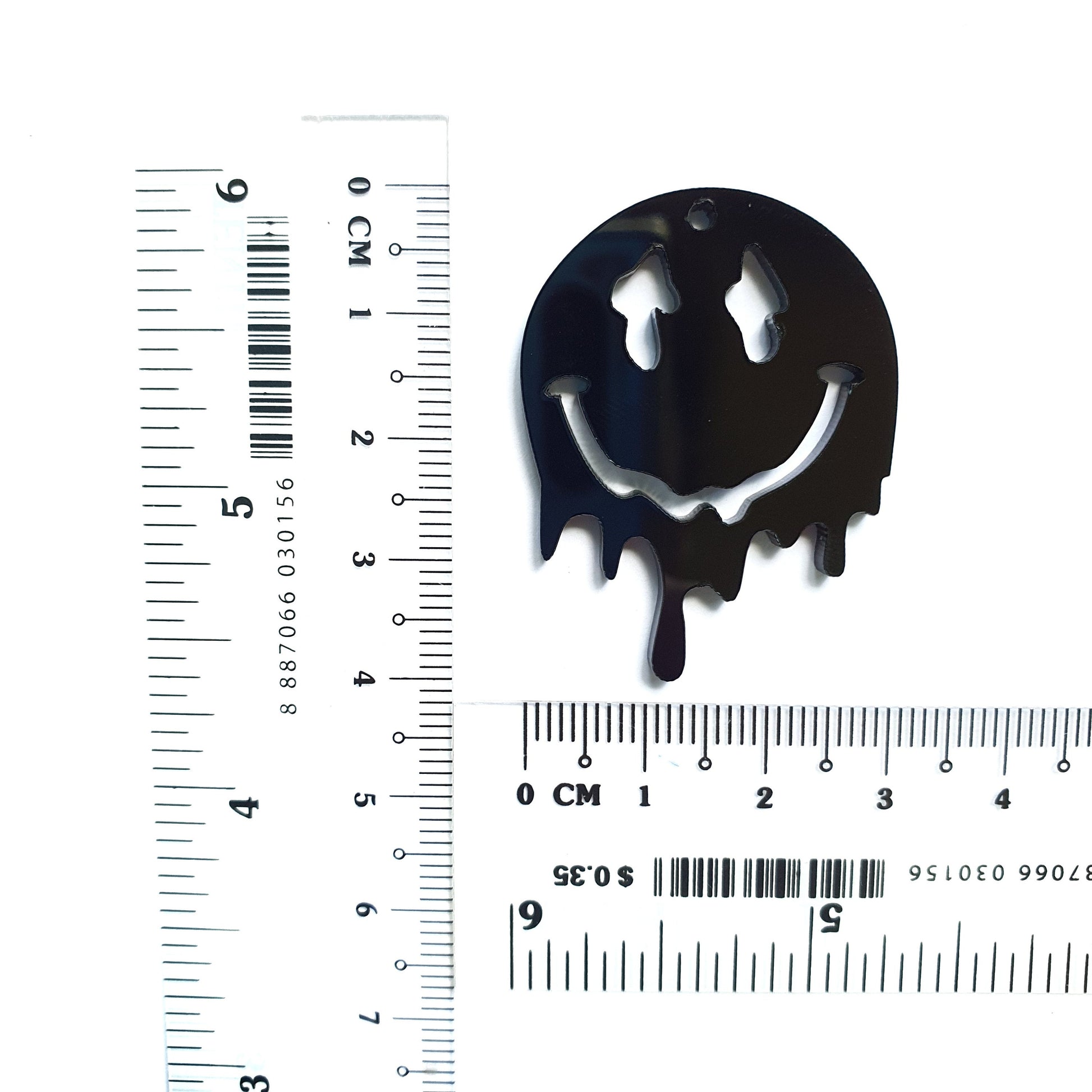Halloween Smyle Ghost Silicone earrings mold for resin and epoxy - Luxy Kraft