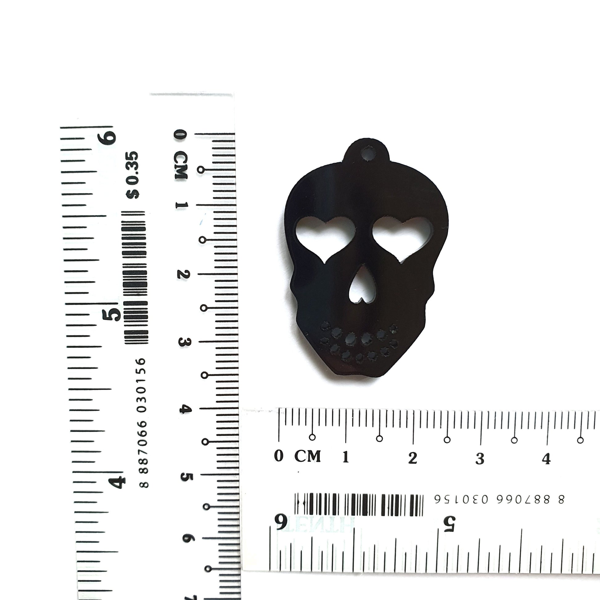 Halloween Scull Silicone earrings mold for resin and epoxy