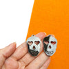 Halloween Scull Silicone earrings mold for resin and epoxy