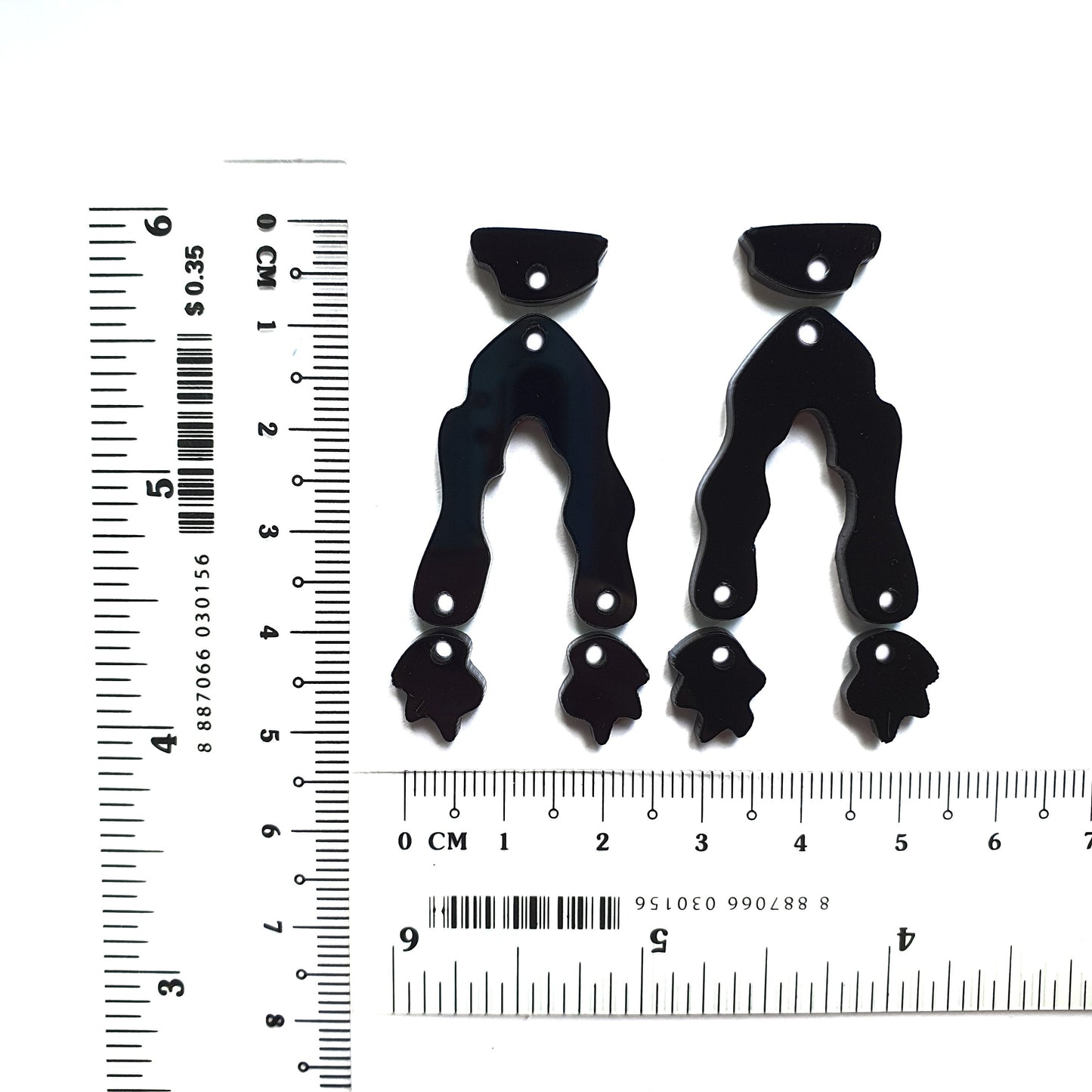 Silicone earrings jewelry mold for resin and epoxy