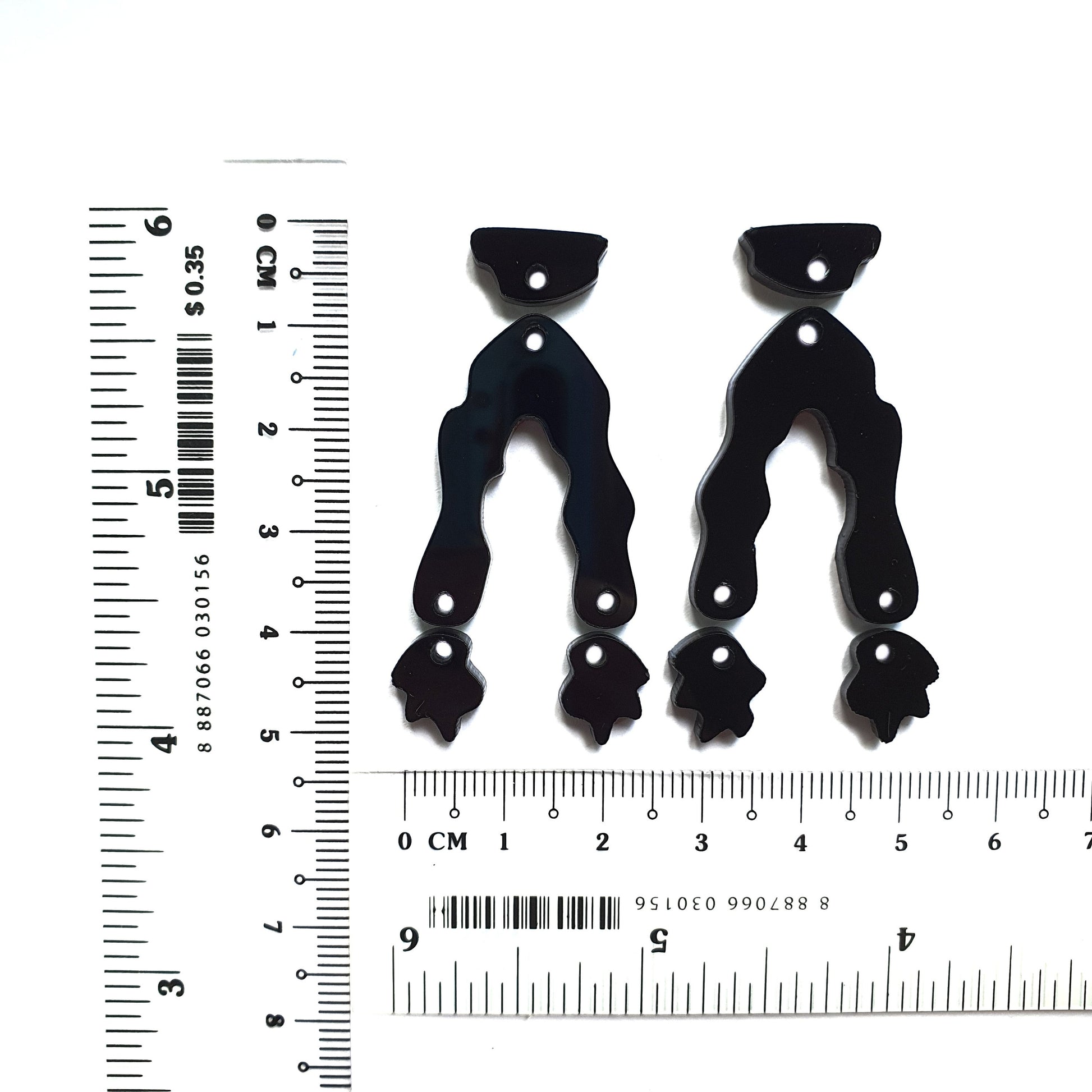 Silicone earrings jewelry mold for resin and epoxy