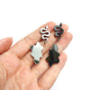 Silicone stud earrings jewelry mold for resin and epoxy 2 designs in 1 - Luxy Kraft
