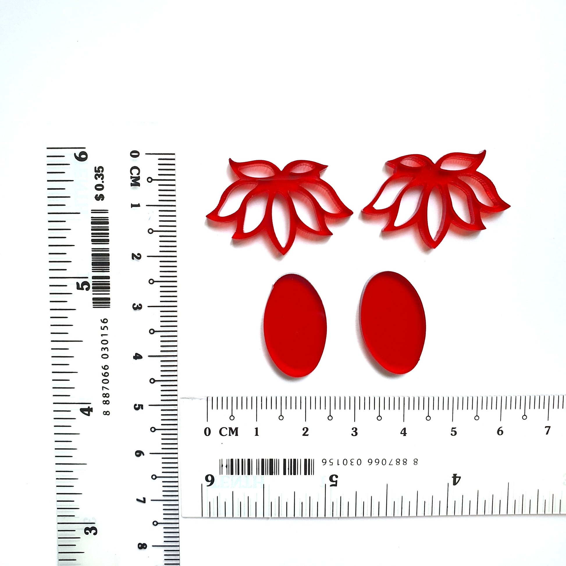 Silicone stud earrings mold Jewelry Resin mould for resin and epoxy Lotus mold - Luxy Kraft