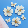 Silicone earrings mold "Flowers, Butterfly" mould for resin and epoxy - Luxy Kraft