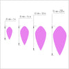 Clay cutters Polymer clay tools hair clip earrings jewelry cutter - Luxy Kraft