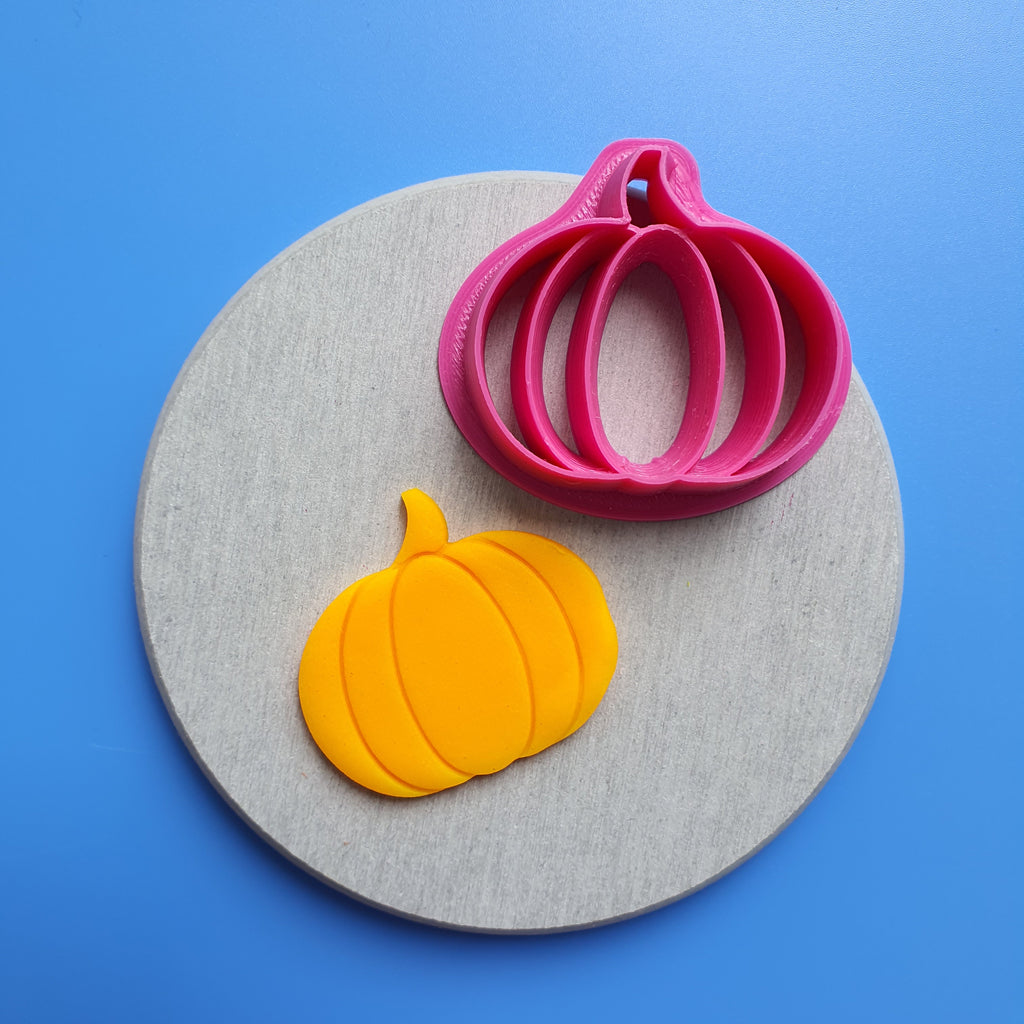 Pumpkin Polymer clay cutter 3D print cutters Jewelry Earrings shape plastic cutter - Luxy Kraft