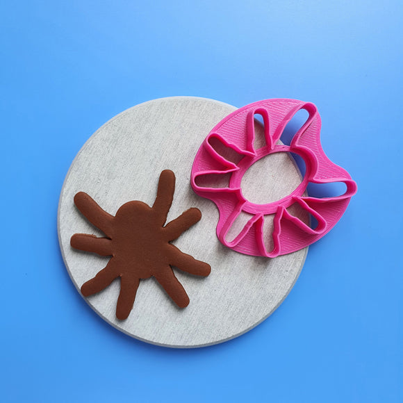 Spider Polymer clay cutter 3D print cutters Jewelry Earrings shape plastic cutter - Luxy Kraft