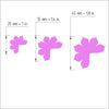 Flower petals Polymer clay cutter 3D print cutters Jewelry Earrings shape plastic cutter - Luxy Kraft