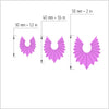 Clay cutters stamp Polymer clay tools earrings jewelry cutters - Luxy Kraft