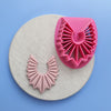 Clay cutters stamp Polymer clay tools earrings jewelry cutters - Luxy Kraft