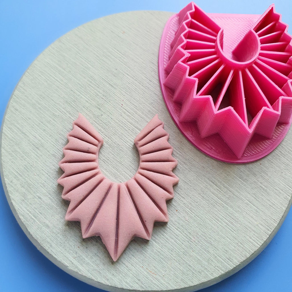 Clay cutters stamp Polymer clay tools earrings jewelry cutters - Luxy Kraft