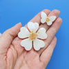 Silicone earrings mold "Flowers, Butterfly" mould for resin and epoxy - Luxy Kraft
