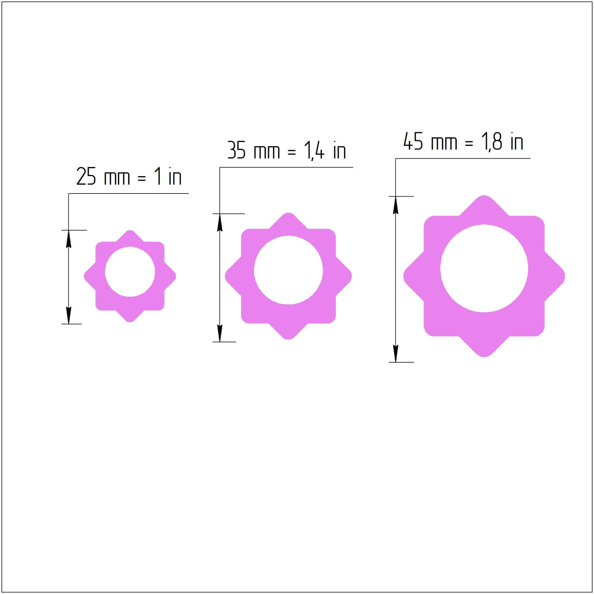 Earrings Polymer clay 3D cutters Geometry Jewelry shape cutter