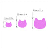 Polymer clay cutter 3D print cutters Jewelry Earrings "Cat" shape plastic cutter - Luxy Kraft
