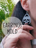 Halloween Scull Silicone earrings mold Jewelry Resin mould for resin and epoxy - Luxy Kraft