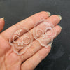 Halloween "Scull" Silicone earrings mold for resin and epoxy - Luxy Kraft