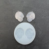 Halloween "Scull" Silicone earrings mold for resin and epoxy - Luxy Kraft