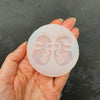 Earrings silicone mold for resin "Woman face" silicone molds for epoxy