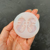 Earrings silicone mold for resin "Woman face" silicone molds for epoxy - Luxy Kraft