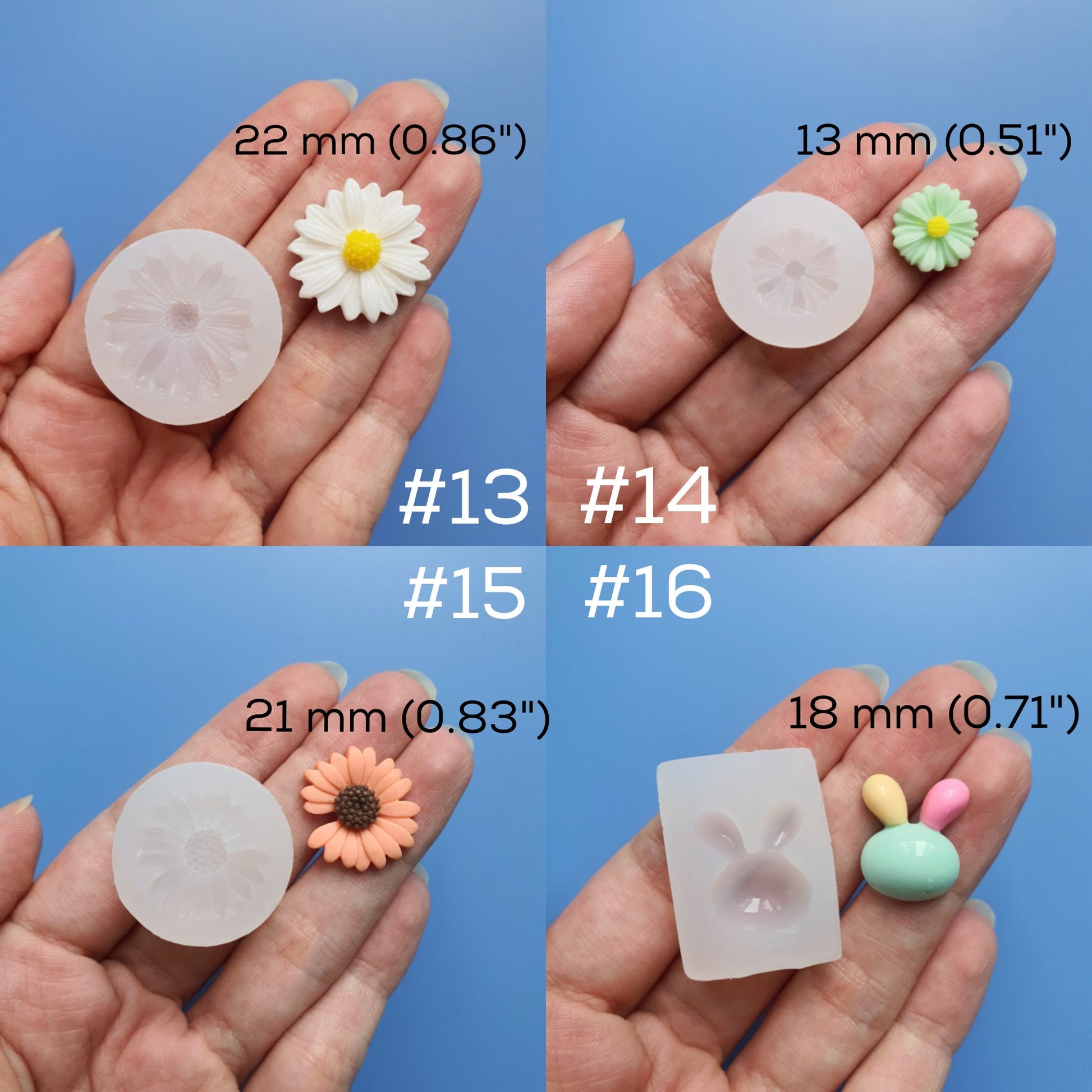 Silicone earrings molds Jewelry mould for resin and epoxy