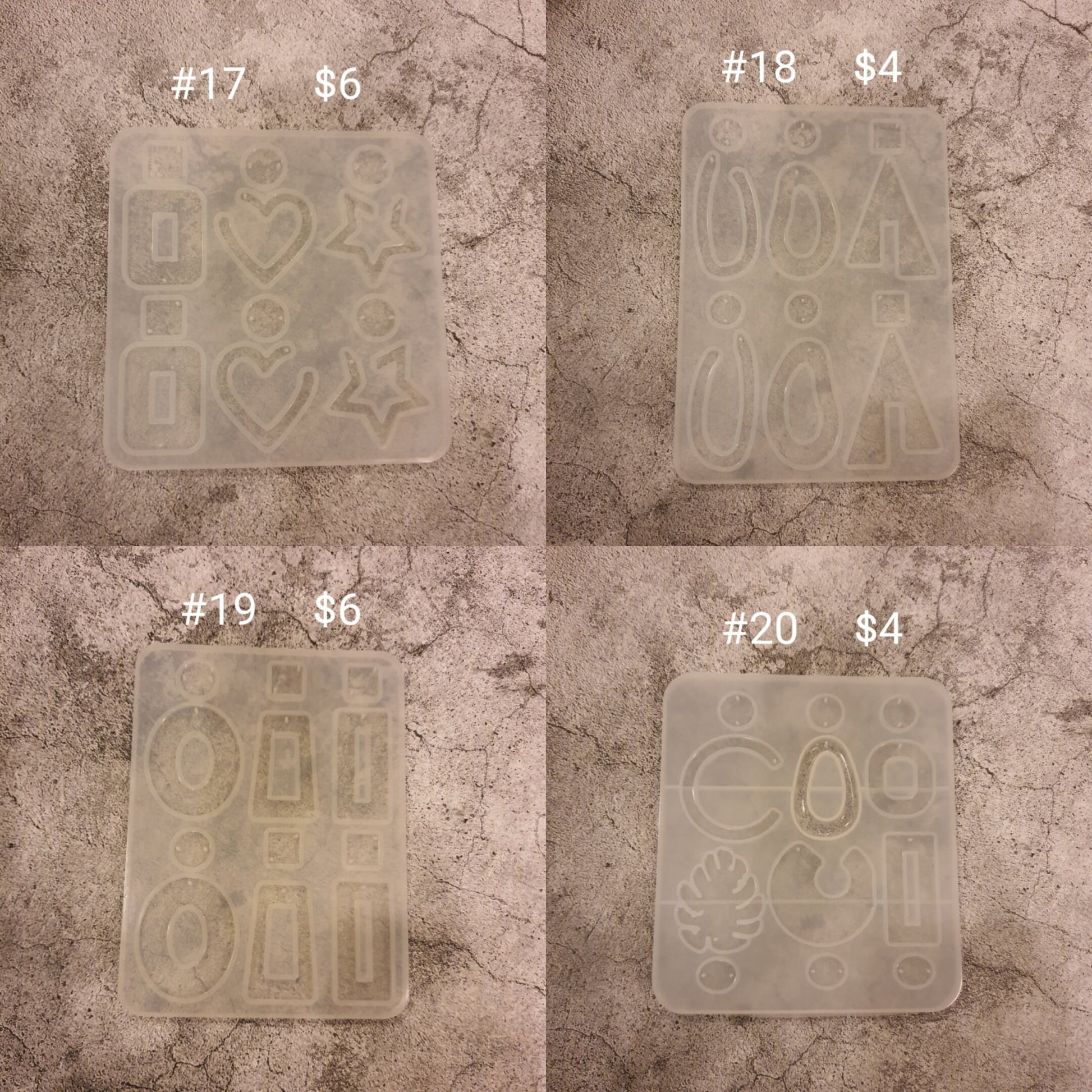 BIG SALE MOLDS Silicone earrings mold Jewelry Resin mould for resin and epoxy