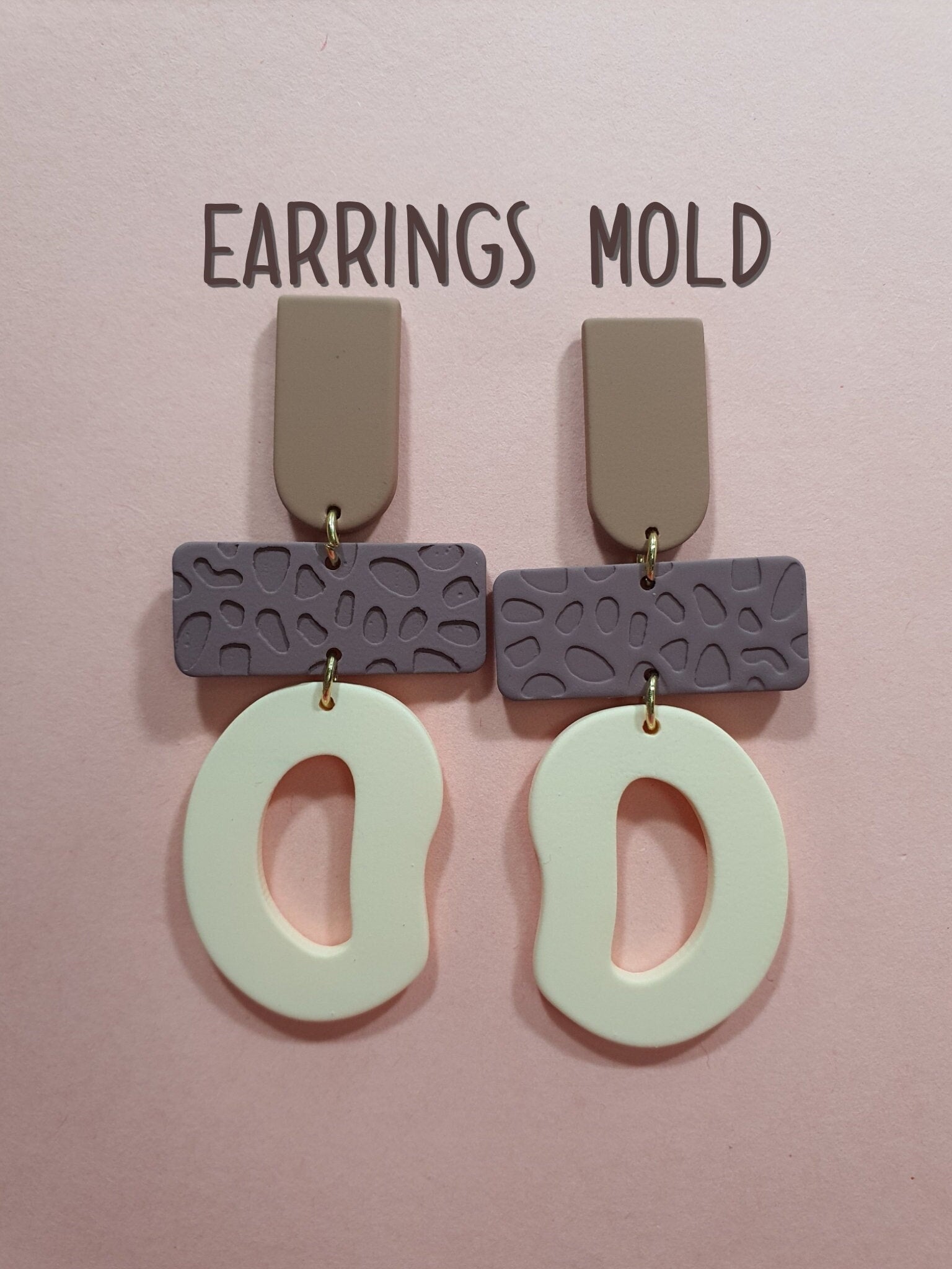 Silicone earrings mold mould for resin and epoxy