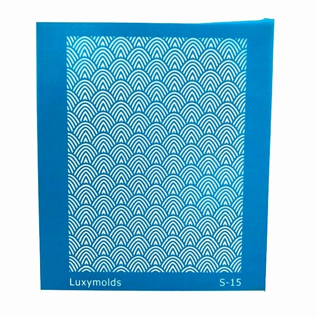 Silk screen stencil for polymer clay "Luxymolds" S-15 - Luxy Kraft