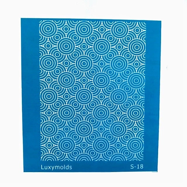 Silk screen stencil for polymer clay "Luxymolds" S-18 - Luxy Kraft