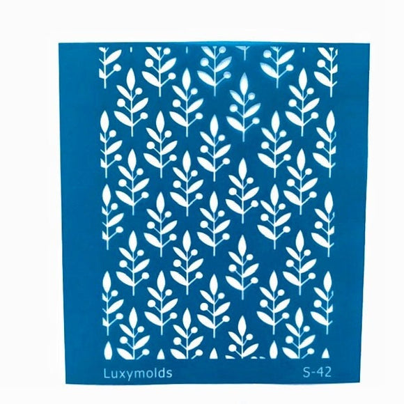Silk screen stencil for polymer clay 