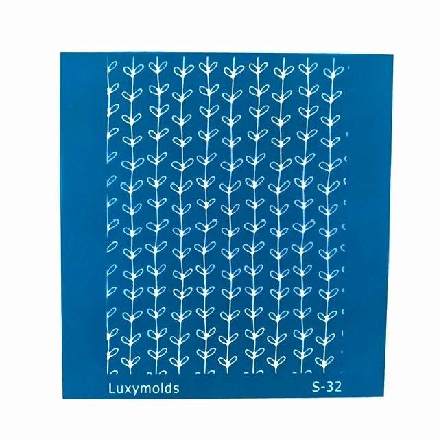 Silk screen stencil for polymer clay "Luxymolds" S-32 - Luxy Kraft