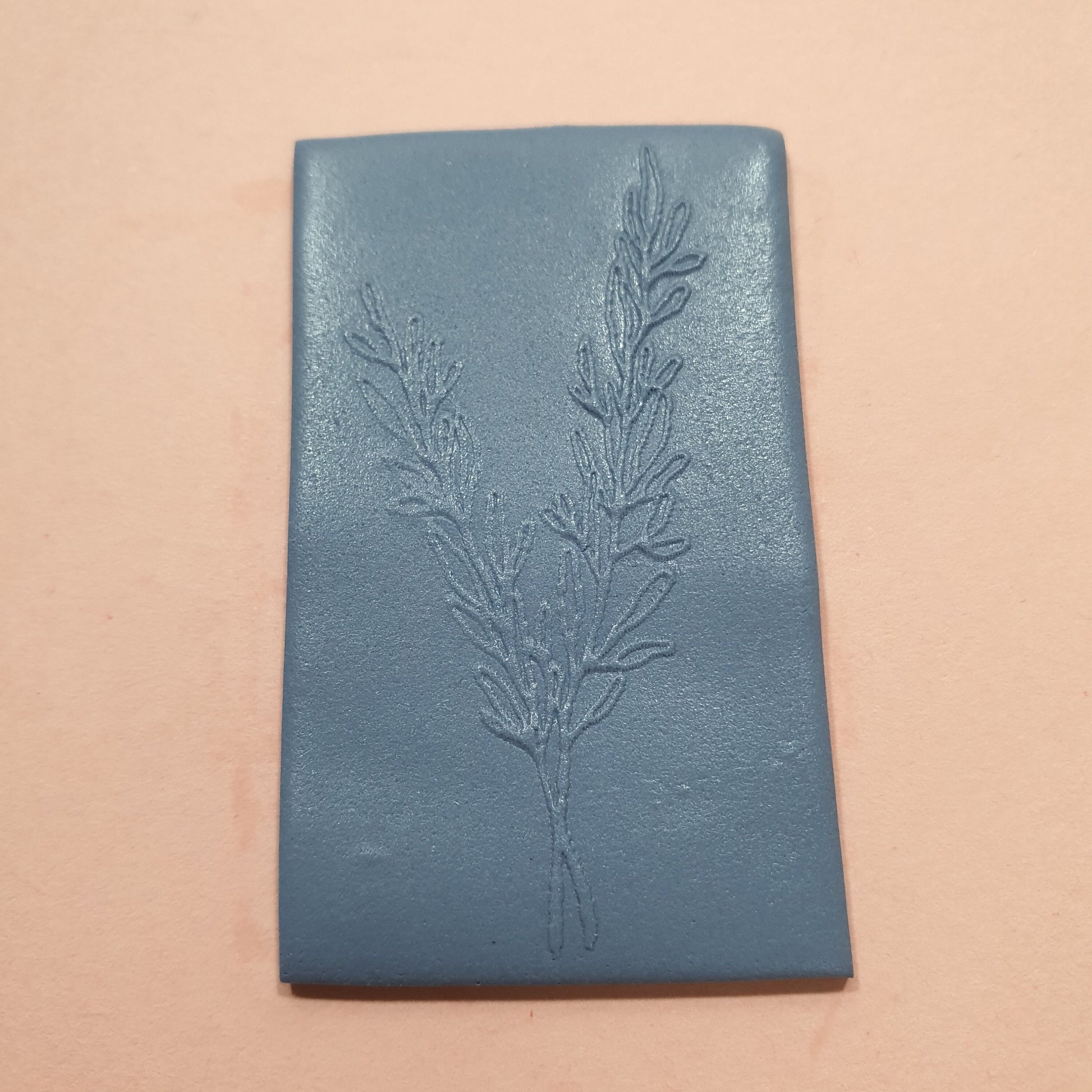 Embossing stamp for polymer clay Floral texture plate Flower debossing stamp Acrylic stamps