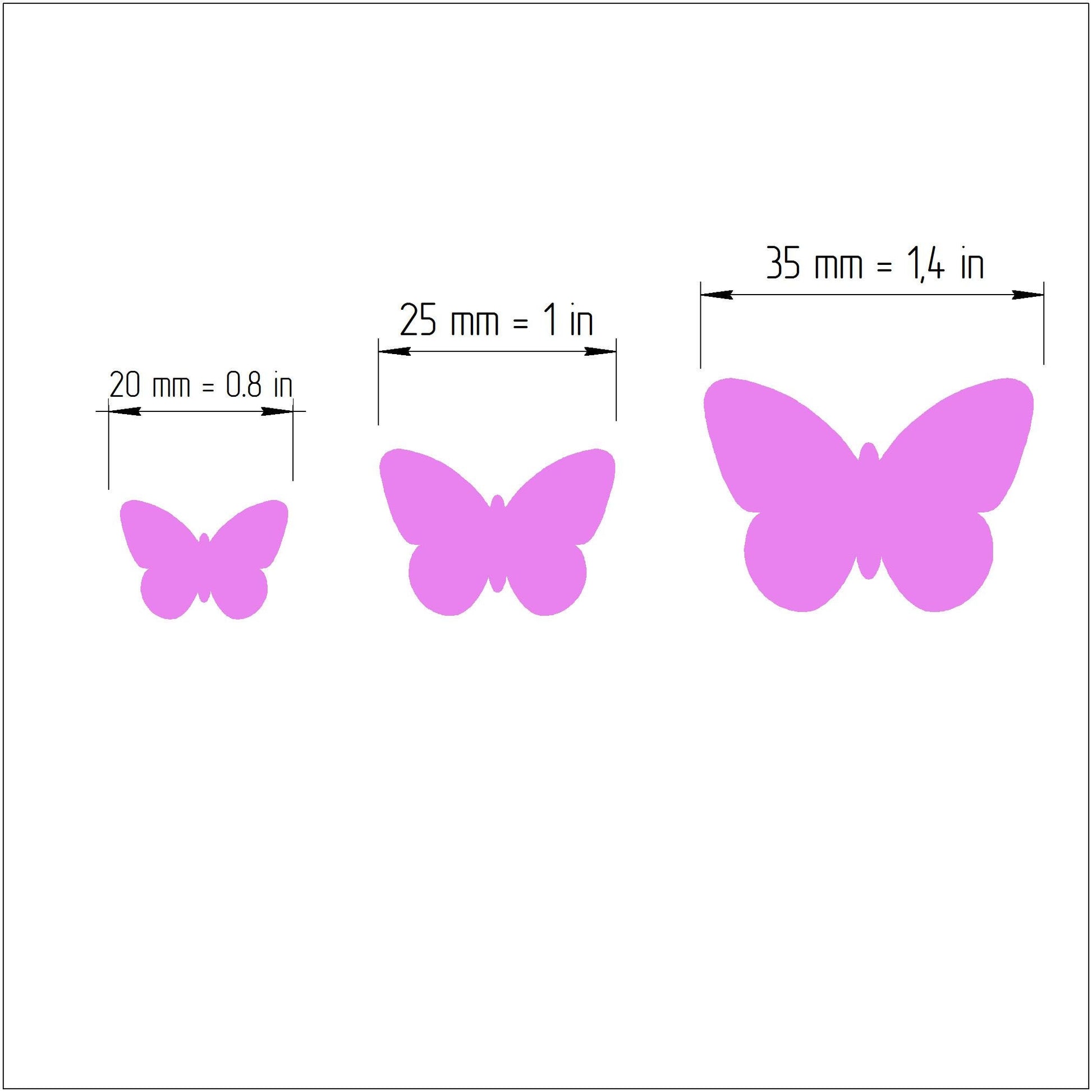 Polymer clay cutter 3D print cutters Jewelry Earrings "Butterfly" shape plastic cutter - Luxy Kraft