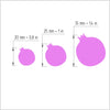 Polymer clay cutter 3D print cutters Jewelry Earrings "Pomegranate" shape plastic cutter - Luxy Kraft