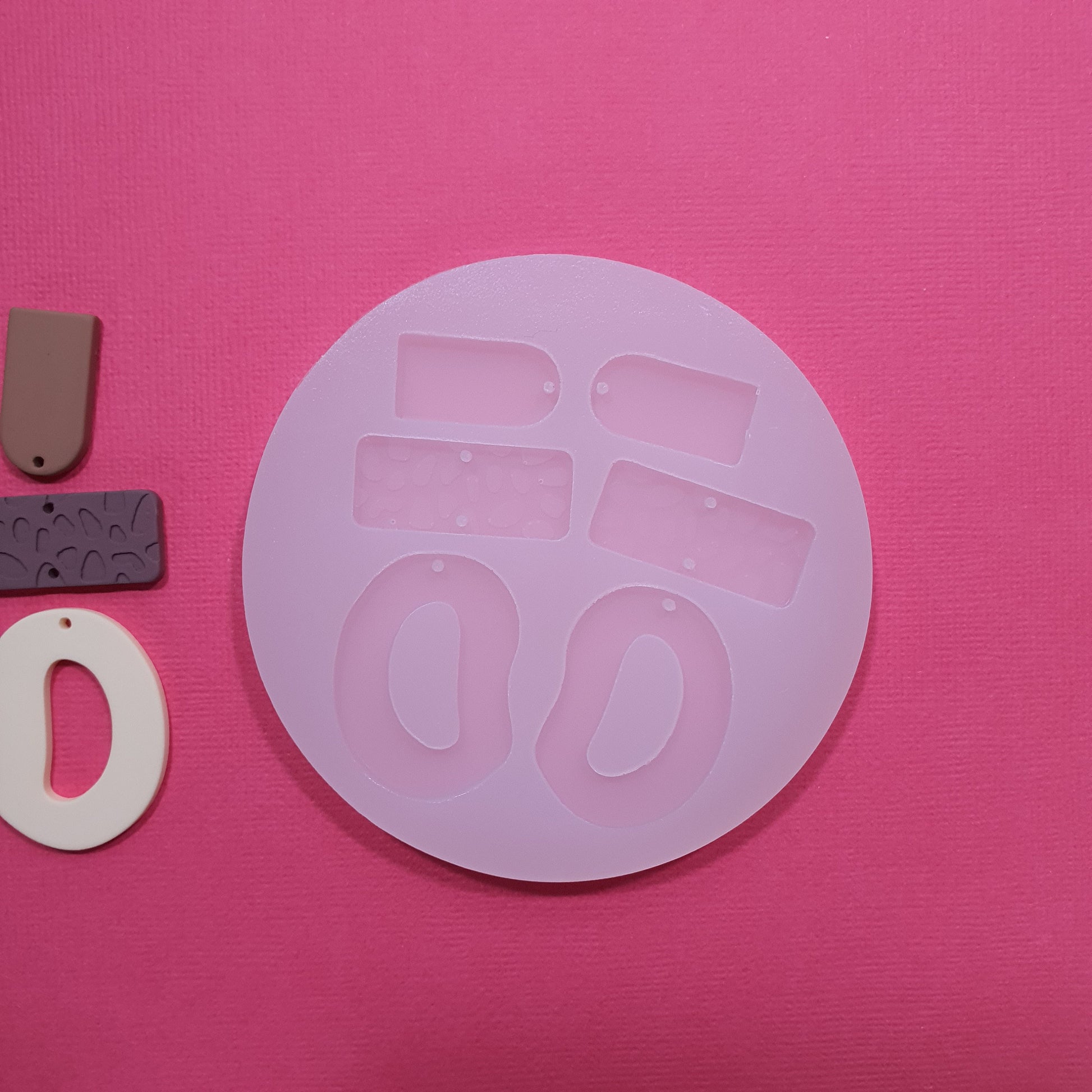 Silicone earrings mold mould for resin and epoxy