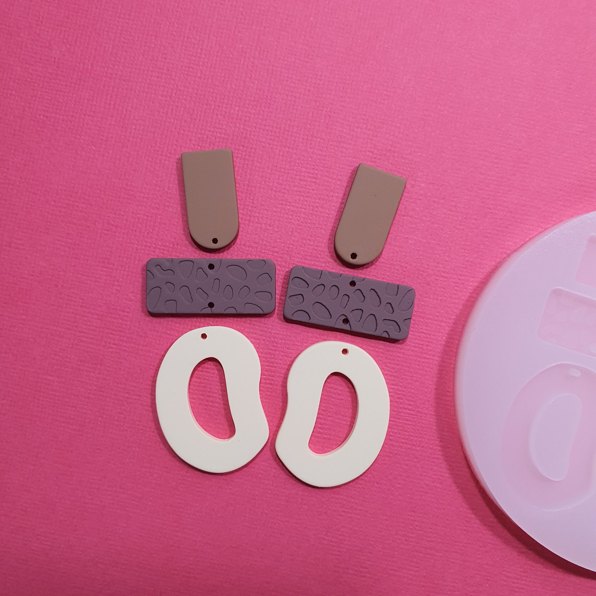 Silicone earrings mold mould for resin and epoxy