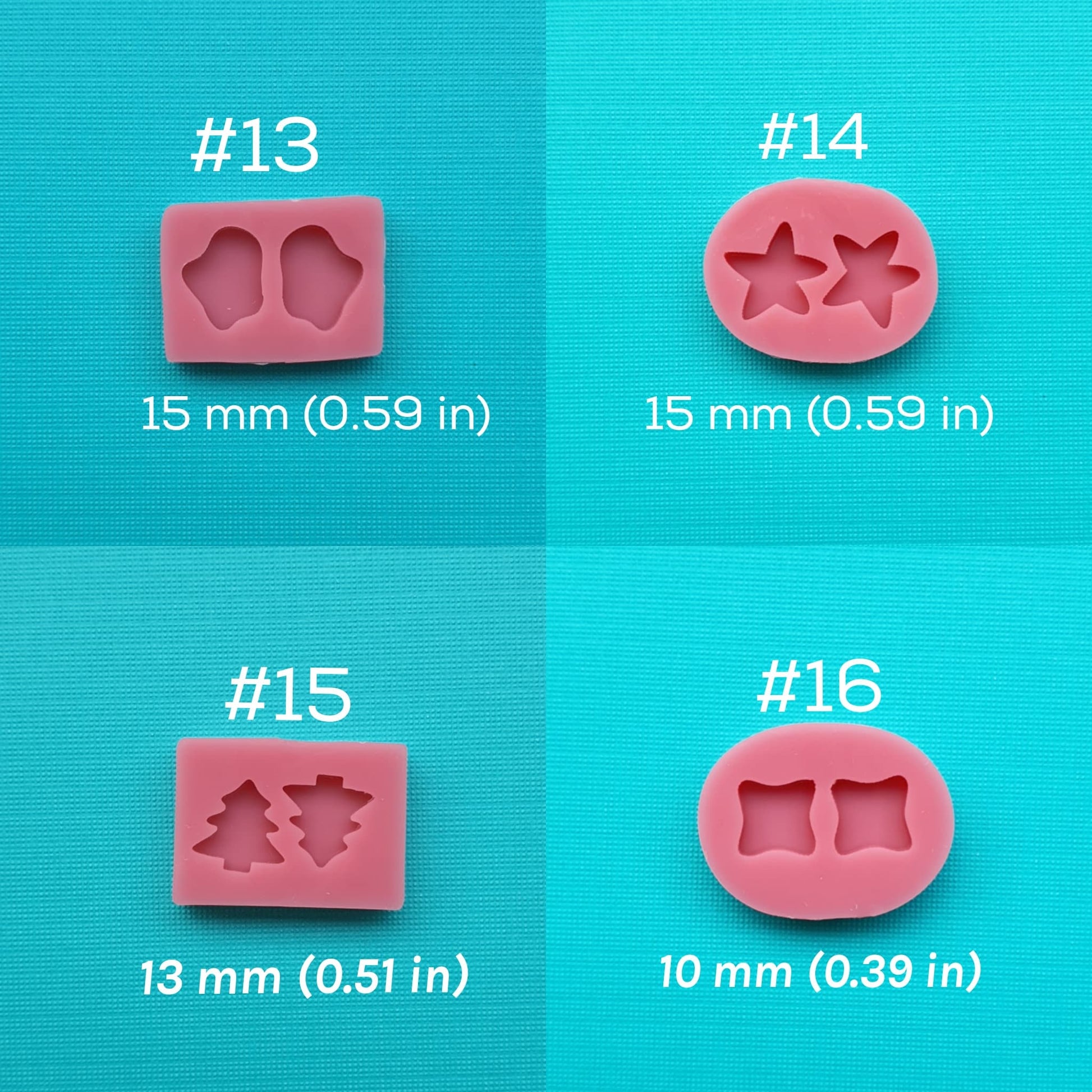 Silicone earrings molds for resin and epoxy mould for jewelry for stud earrings