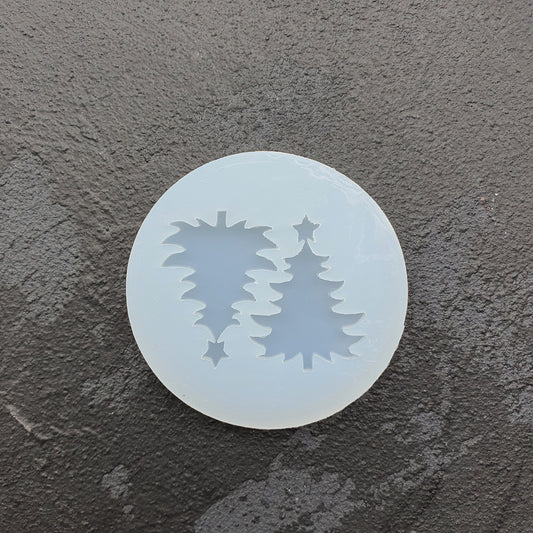 Silicone earrings mold "Christmas tree" Jewelry Resin mould for resin and epoxy