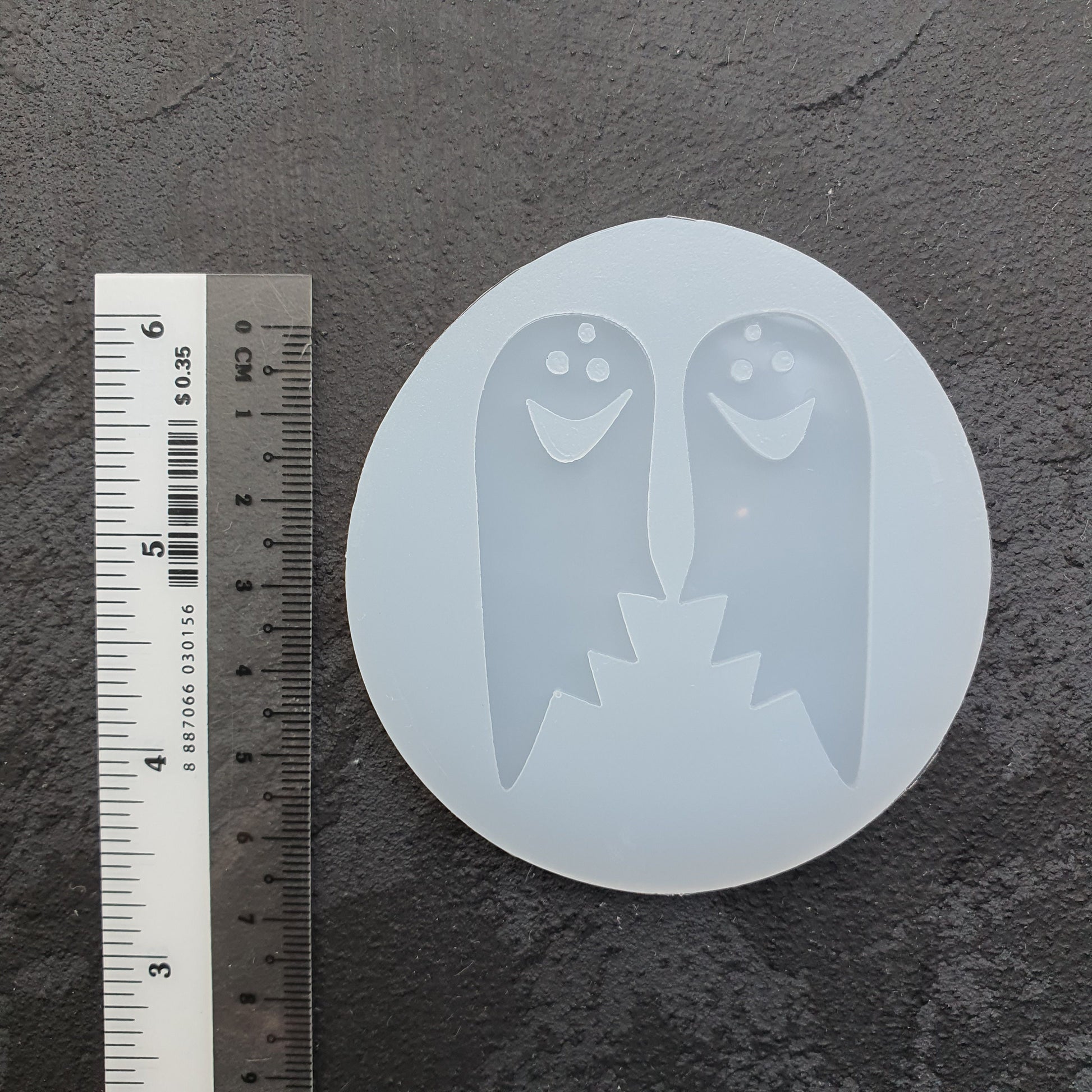Halloween Ghost Silicone earrings mold for resin and epoxy - Luxy Kraft