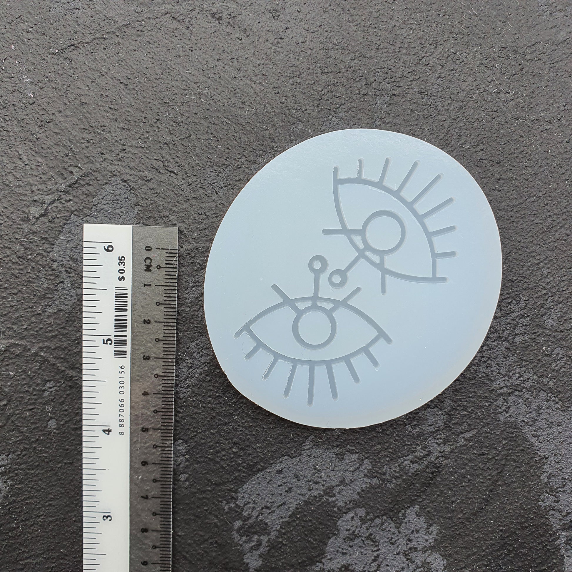 Silicone earrings mold "Eyes" for resin and epoxy - Luxy Kraft